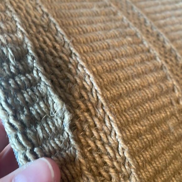 Little Nugget boho woven jute zip summer clutch / travel pouch - Picture 9 of 11